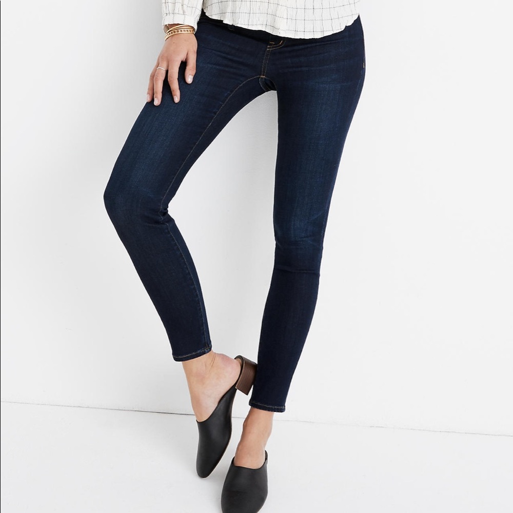 MADEWELL Maternity Side-Panel Skinny Jeans